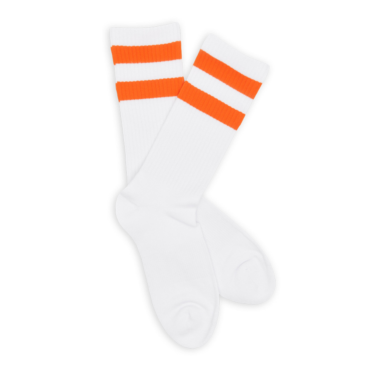 在庫なしHidden Socks White / Orange ヒデゥン　ソックス レッグウェア