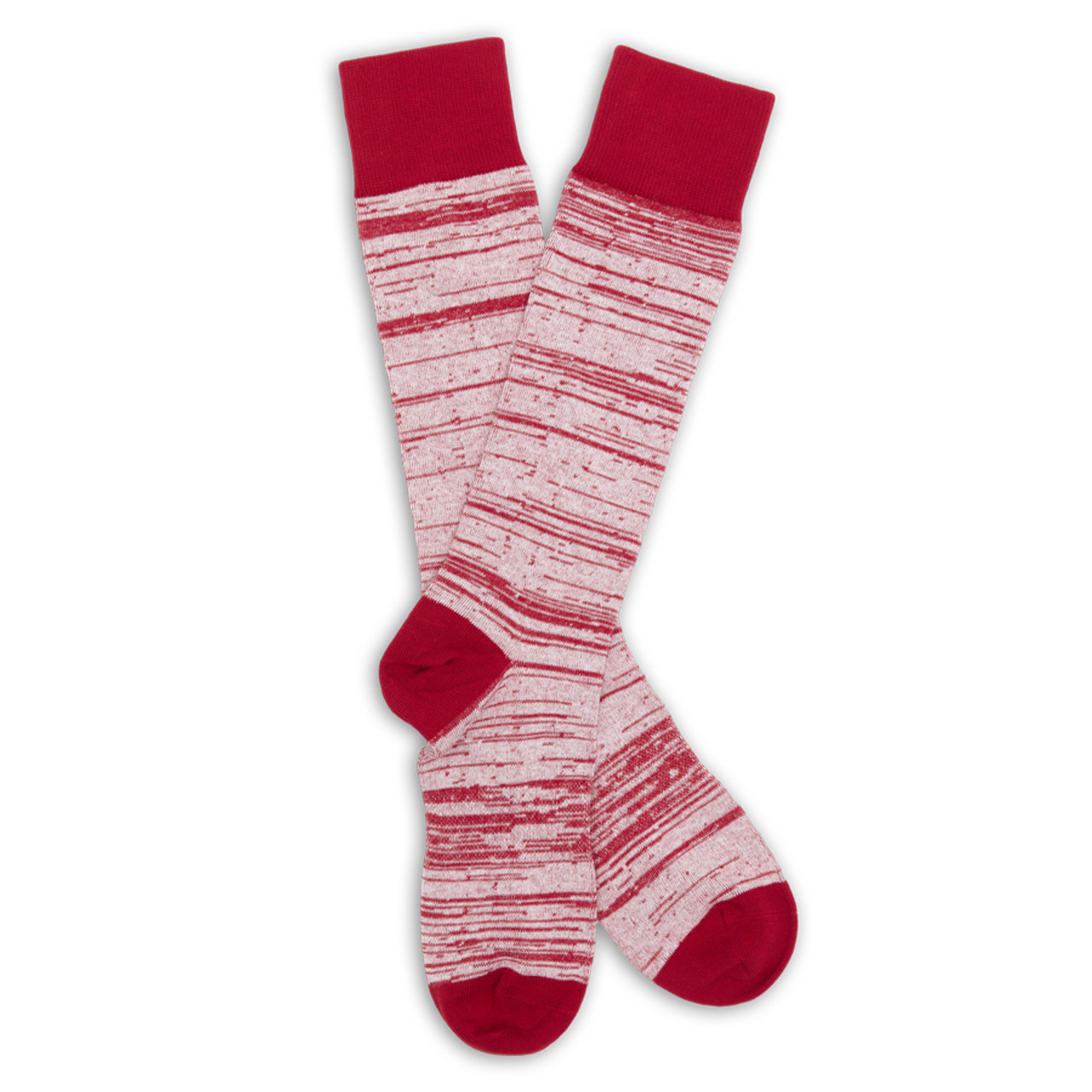 Maroon Marl Dress Socks