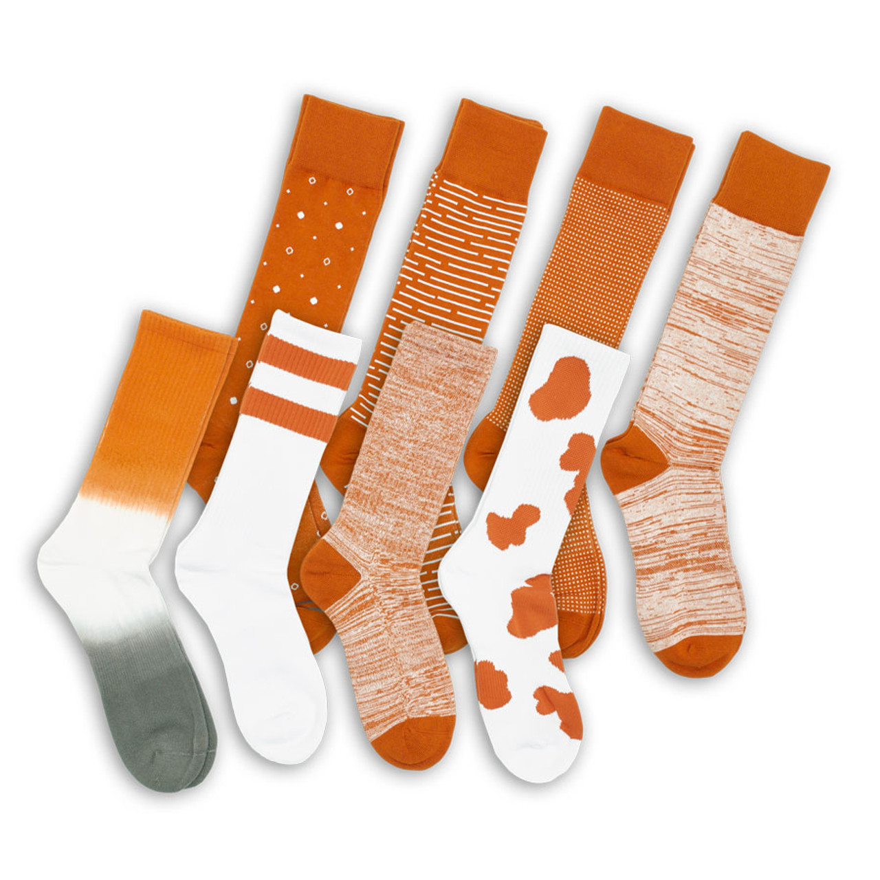 Hidden Socks White / Orange ヒデゥン ソックス-