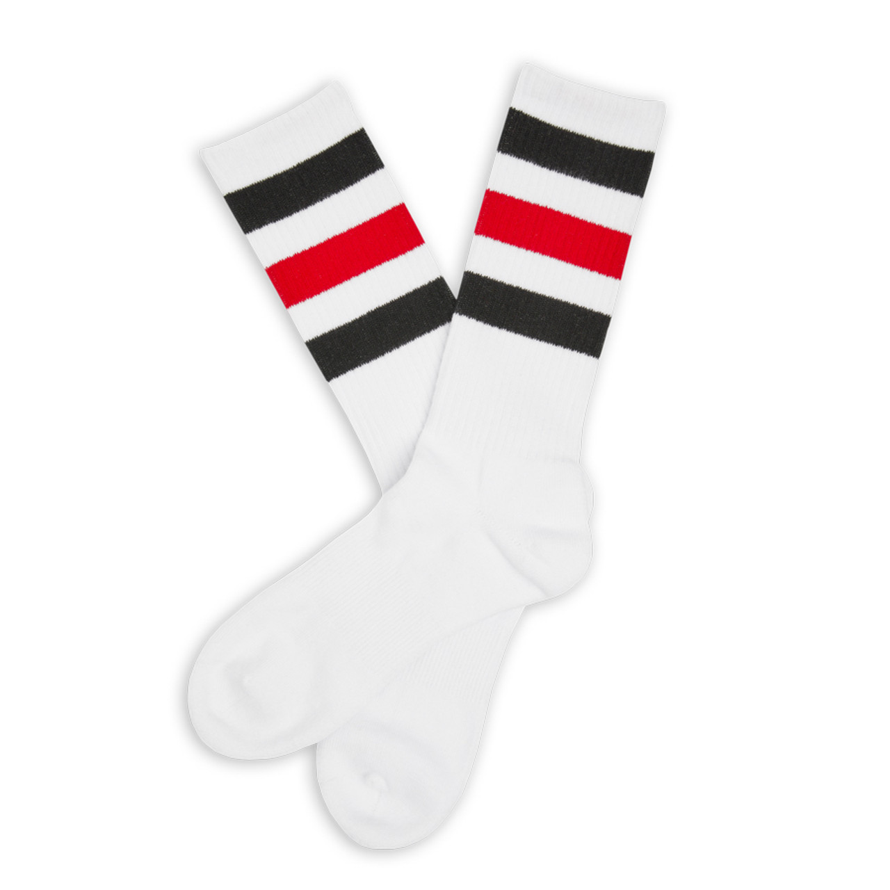 Red / Black Casual Socks 4 Pack