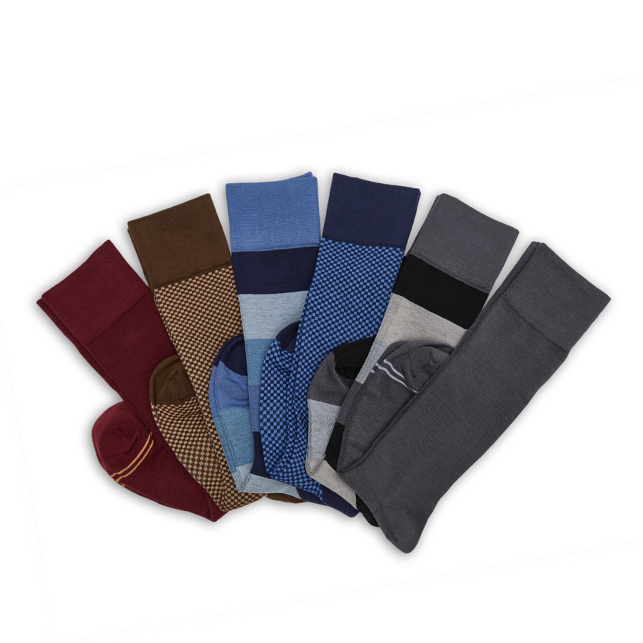 Quality Dress Socks Bundle B, Stylish Bamboo Socks