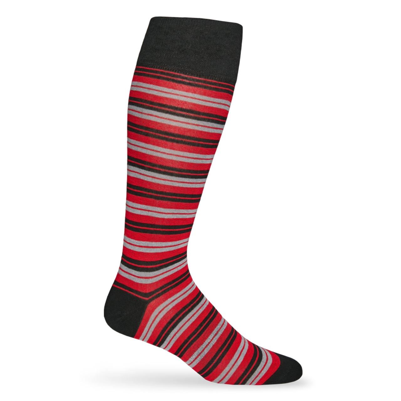 red and black horizontal stripes