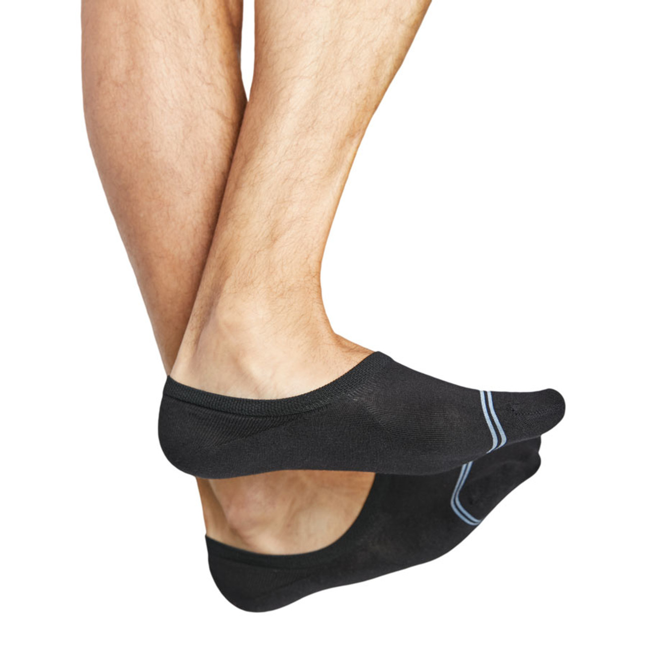 Solid Black No-Show Luna Womens | DeadSoxy