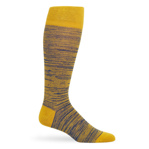 Men's Go Get Em Tiger Socks in Navy/Gold