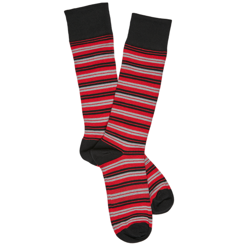 Red and Black Socks 4 Pack | Premium College Socks | DeadSoxy