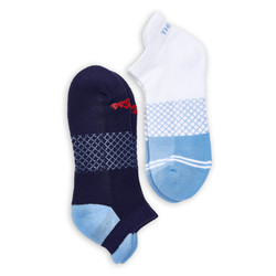 Navy and White Ole Miss Ankle socks 2 pack sock bundle. Navy and White Ole Miss Ankle socks 2 pack sock bundle.