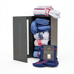 Summer 25 assorted Ole Miss Socks and gift box Summer 25 assorted Ole Miss Socks and gift box