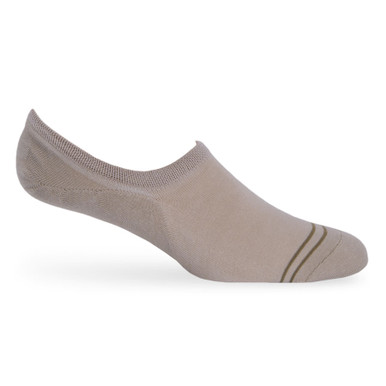 Beige no-show Toe Socks — Last & Lapel