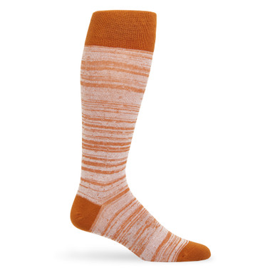 Purple and Orange Marl Dress Socks, Premium Super-Soft Yarn