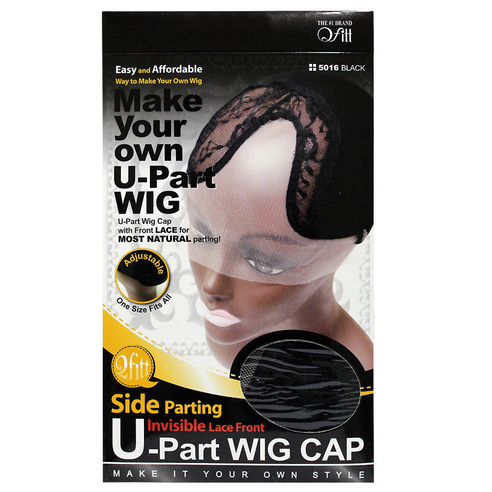 Qfitt Side Parting Invisible Lace Front U-Part Wig Cap 5016