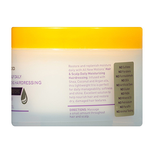 Motions Hair and Scalp Daily Moisturizing Hairdressing 6 oz