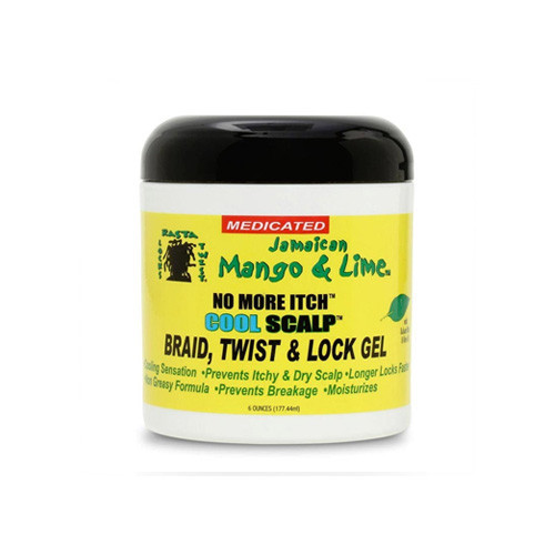 Jamaican Mango & Lime No More Itch Cool Scalp Braid, Twist & Lock Gel 6 oz