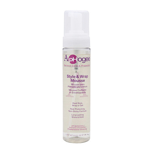 Aphogee Style & Wrap Mousse 8.5 oz