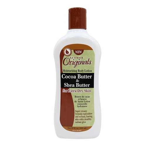 Ultimate Originals Cocoa Butter & Shea Butter for Extra Dry Skin Moisturizing Body Lotion