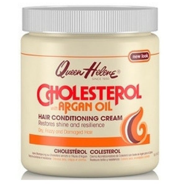 Queen Helene Cholesterol with Argan Hair Conditioning Cream 15 oz
