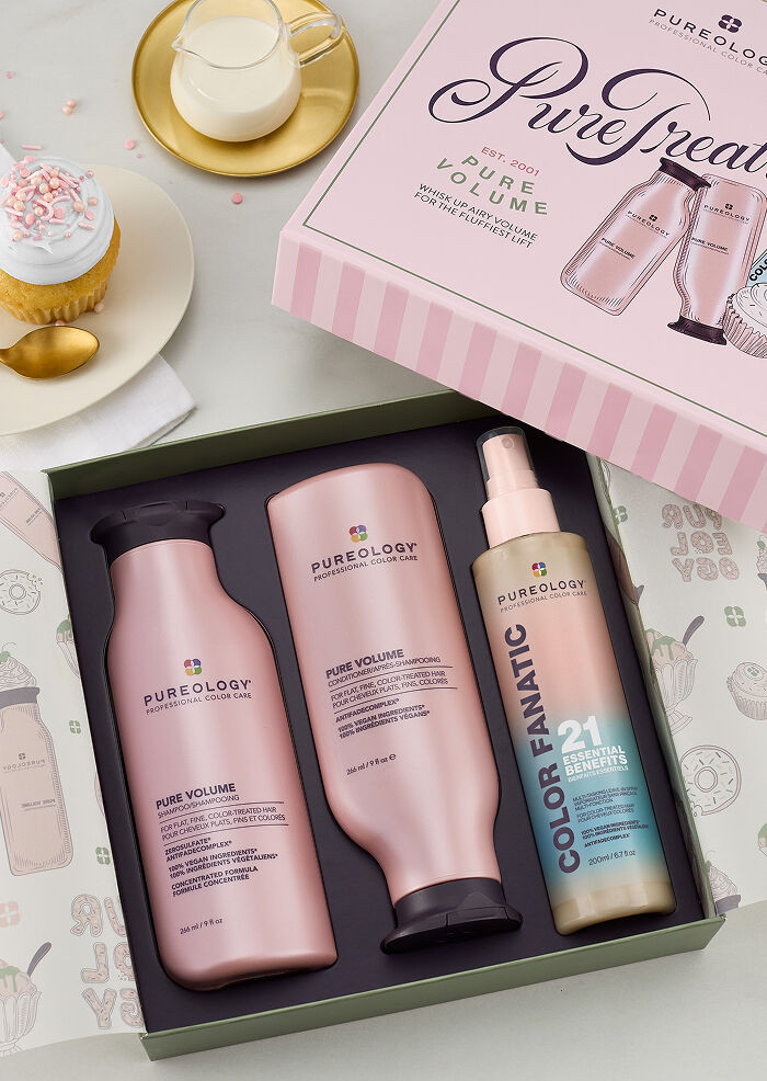 PUREOLOGY Pure Volume Holiday Kit – Lightweight Volumising Trio