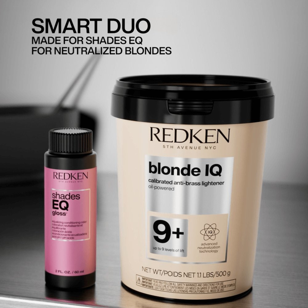 BLONDE IQ™ 9+ Calibrated Anti-Brass Lightener – Up to 9 Levels Lift