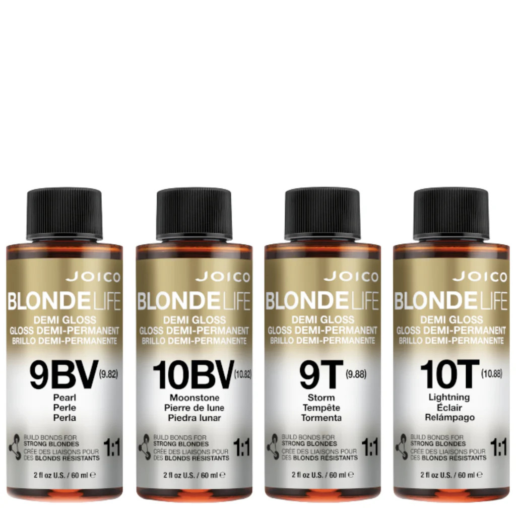 Joico Blonde Life Demi Gloss – Bond-Building Liquid Toner for Luminous, Bright Blondes