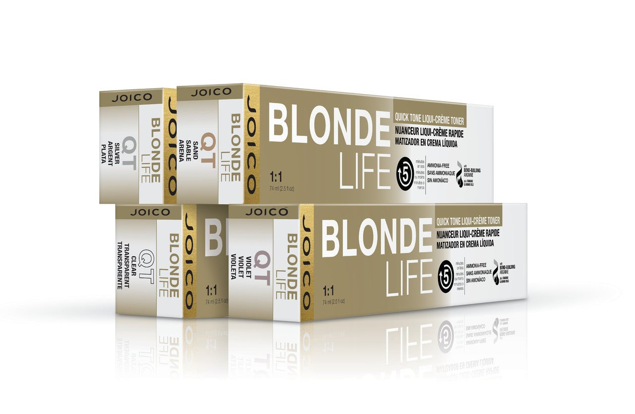 Joico Blonde Life Quick Tone Liqui-Crème Toner – 5-Minute Bond-Building Blonde Toner