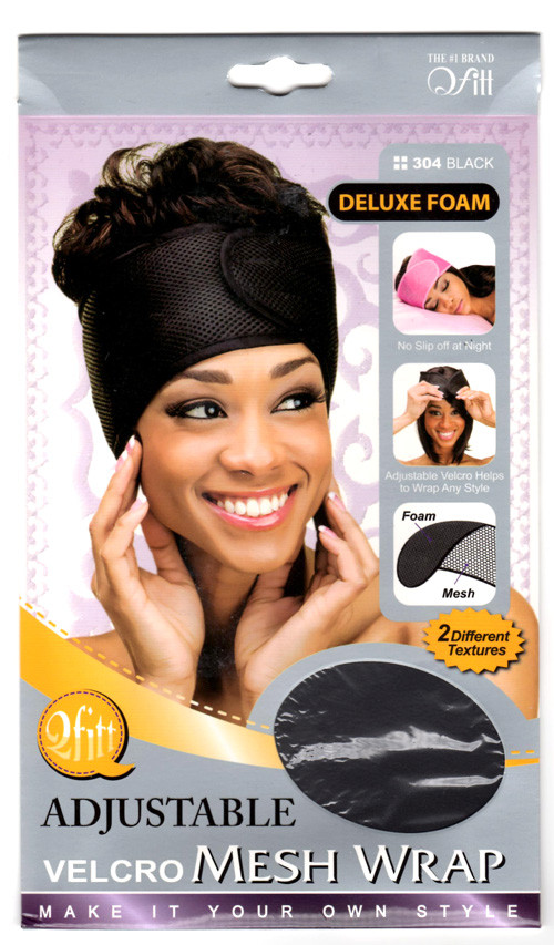 M&M HeadGear Qfitt Adjustable Velcro Mesh Wrap - Deluxe Foam #304