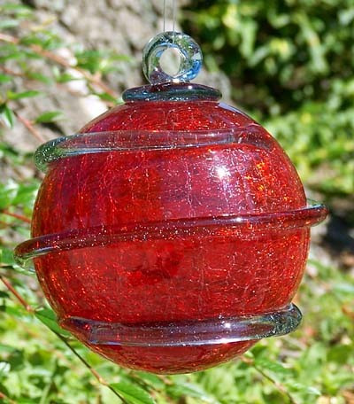 Transparent Orange Orbit Crackle