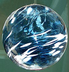 Sky Blue & White  6 Inch