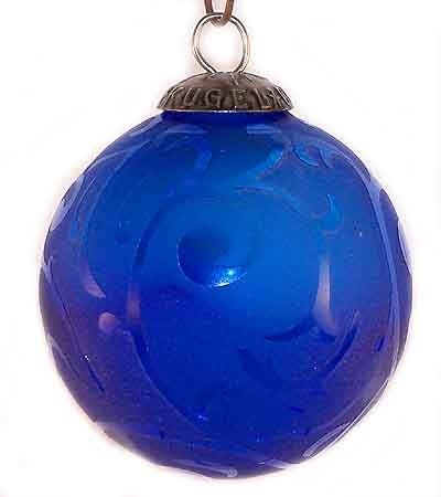 Brass Cap Kugels Etched  Quantity 6