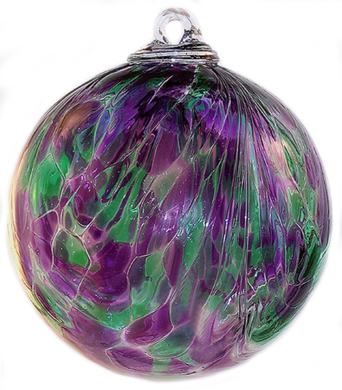 Purple / Green Plume Design