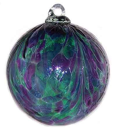 Purple / Green / Blue Plume Design