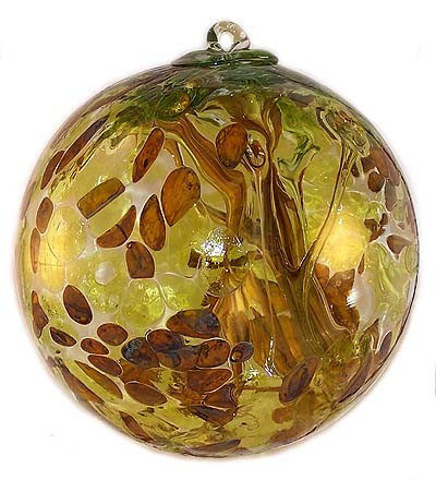 Witch Ball "Oak Burl"