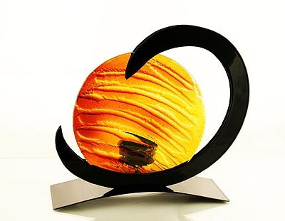 Neutron Tealight Candle Holder Amber