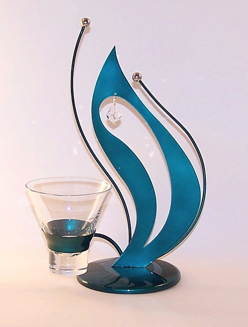 Crystal Flame Candle Holder