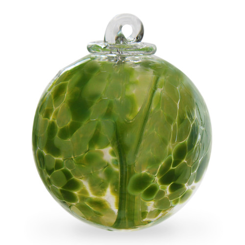 Witch Ball "Irish Clover" Iridized