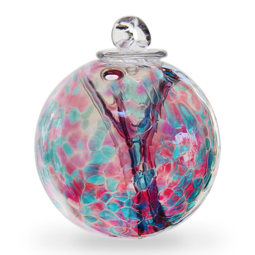  Witch Ball "Blue Fuchsion" Iridized