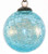Brass Cap Kugels Crackle  Quantity 6