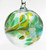 Yellow, White and Green Twist Iridized
