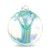 Spirit Tree Witch Ball "Waters" 6 Inch Iridized 