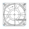 Mechatronics UF80A12-BWH AC Axial Fans