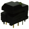 E-Switch 5501MBLKYEL Pushbutton Switches