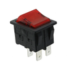 E-Switch RBW2ABLKRILEF1 Rocker Switches