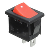 E-Switch R1966FBLKREDAF Rocker Switches