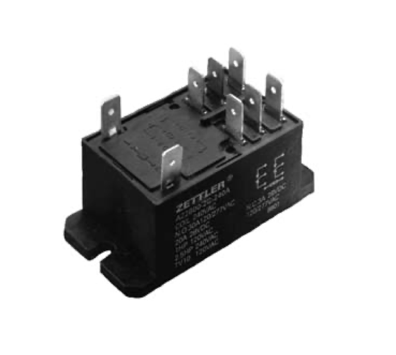 American Zettler AZ2800-2A-24D Power Relay