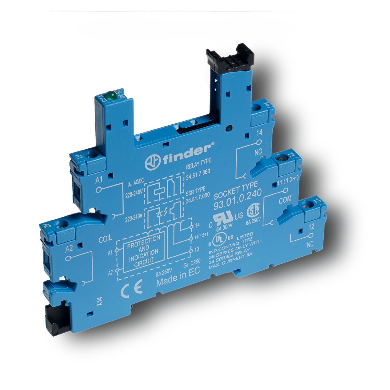 Finder 93.01.0.240 Relay Socket