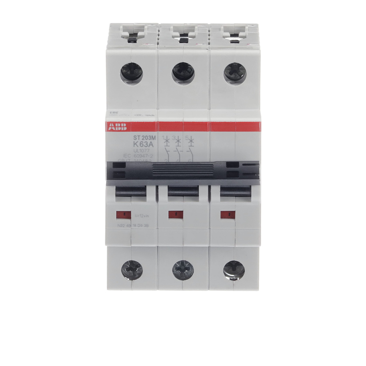 ABB ST203M-K63 Thermal Magnetic Circuit Breaker