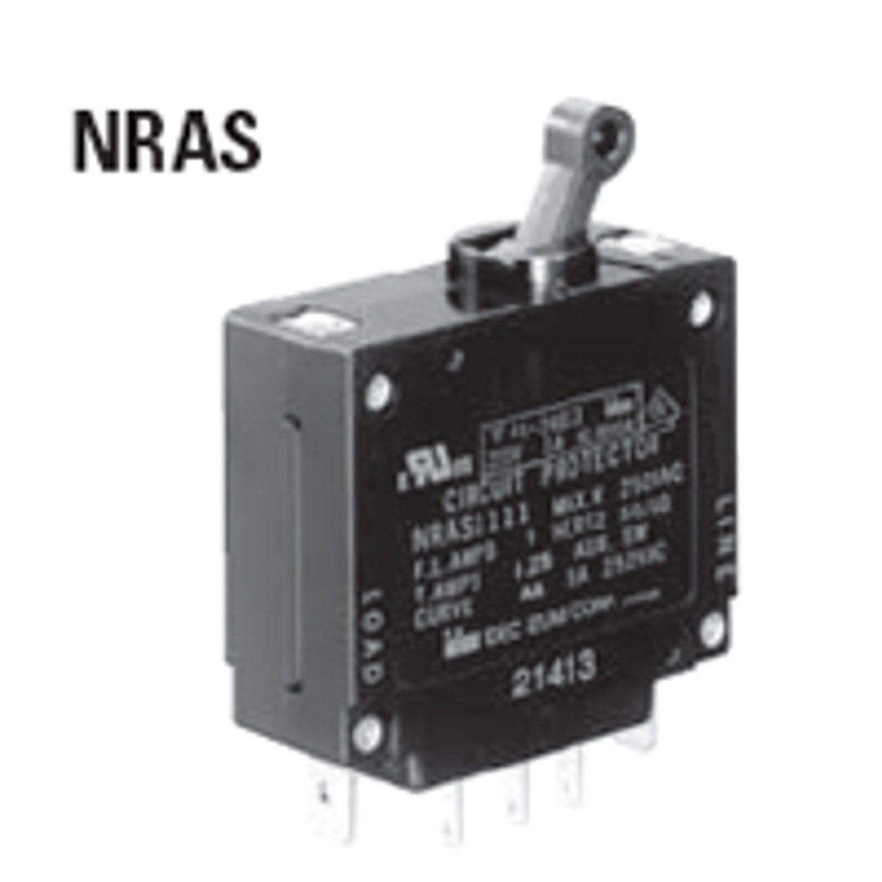 IDEC NRAS1100-F-1A-AD Magnetic-Hydraulic Circuit Breakers