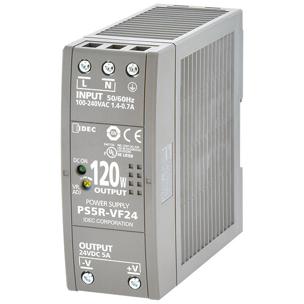 IDEC PS5R-VF24 24V DC 120 W Switching Power Supply