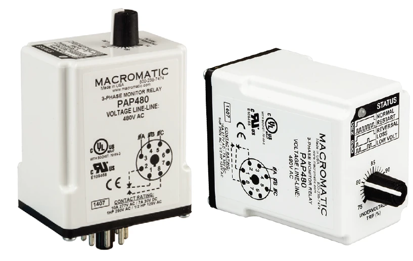 Macromatic PAP120 Phase Monitor Relay