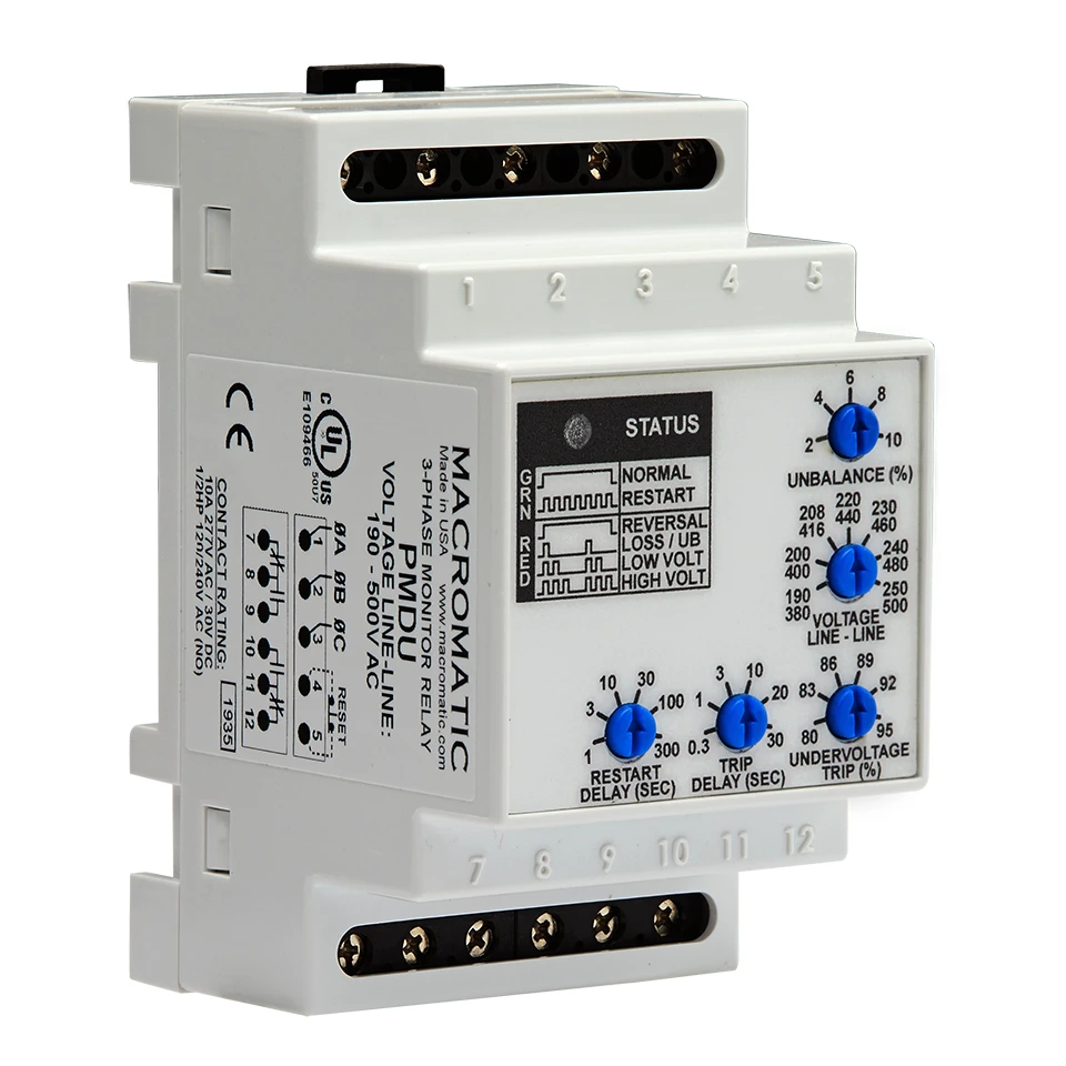 Macromatic PMDU Phase Monitor Relay