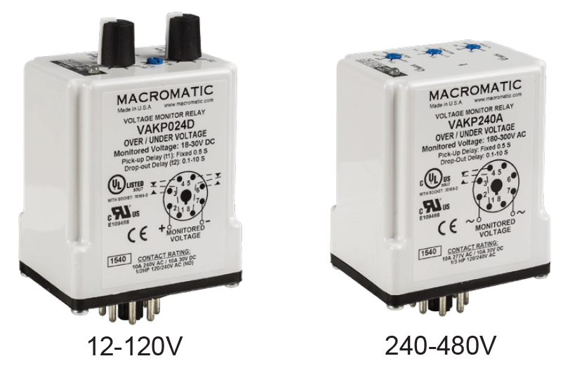 Macromatic VAKP120A Voltage Monitor Relay