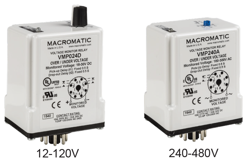 Macromatic VMP120A Voltage Monitor Relay